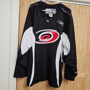 Men’s Black, White & Red Carolina Hurricanes Hockey Jersey